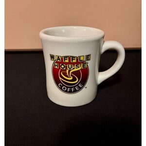 Waffle House Coffee Mug Tuxton White Ceramic Diner Style Restaurant Ware 4 Inch